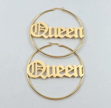Gold plated Queen Hopped earringsThese Gold-Plated Queen Hopped Earrings are exquisite pieces of jewelry. Expertly crafted with a luxurious gold plating, they will add a dash of elegance to any ensemble. Enjoy the beauty of these earrings with confidence,